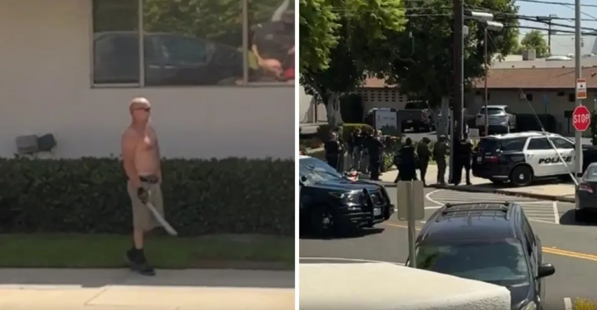 Kalifornia, machete, rendőrség
