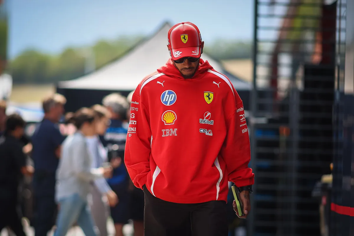Lewis Hamilton a Magyar Nagydíjon