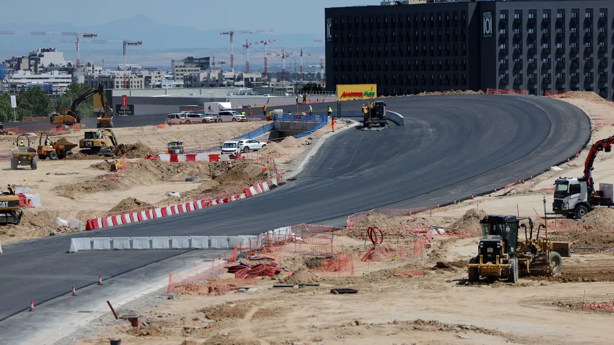 Madridban javában készülnek már a szeptemberi F1-es futamra