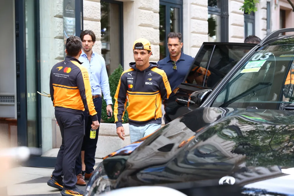a McLaren párosa, Oscar Piastri és Lando Norris az Aria Hotel Budapestet választotta.