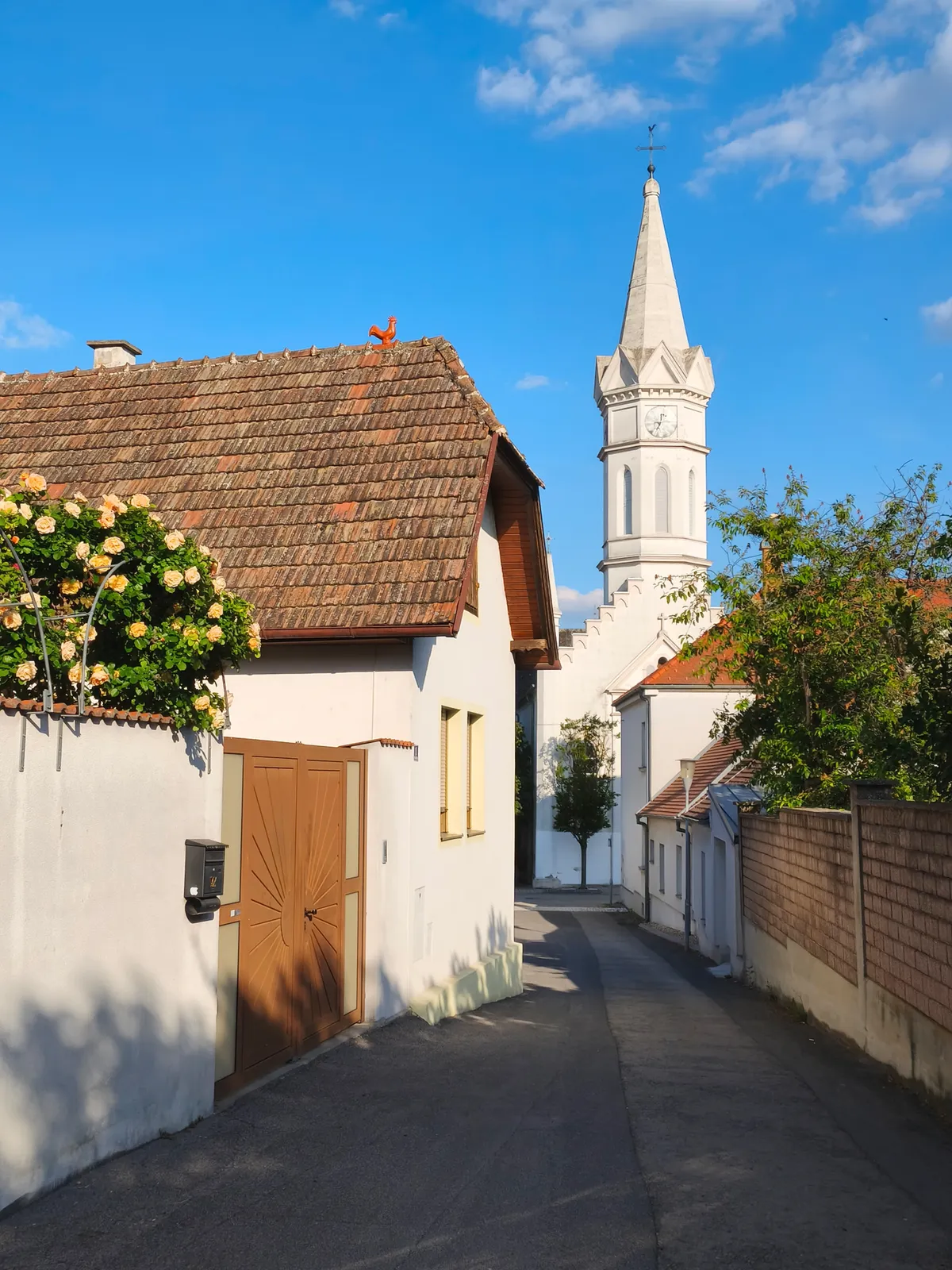 Fertőmeggyesi utcarészlet.