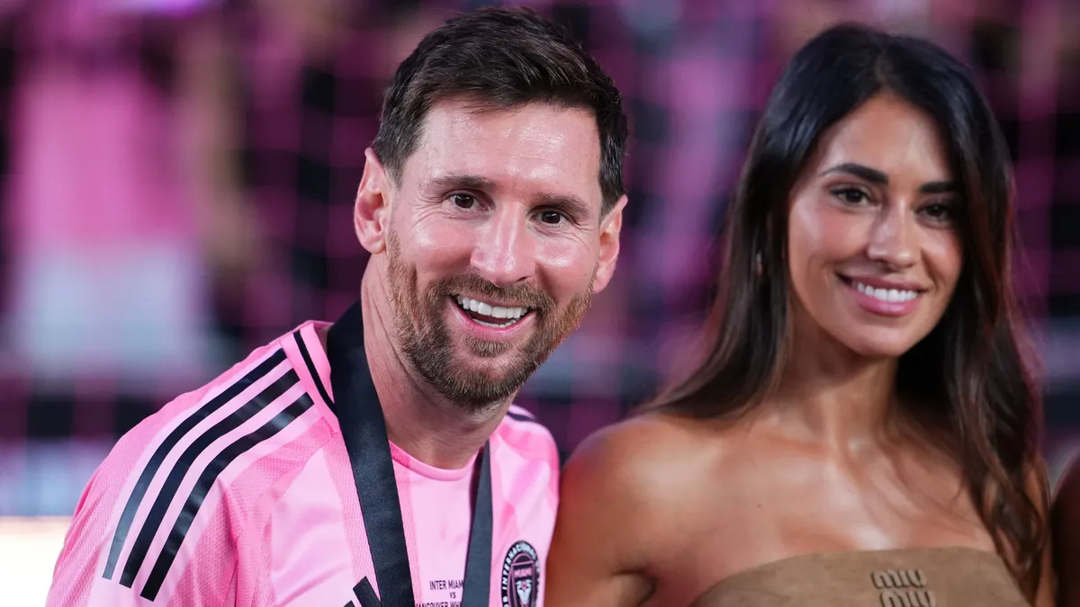 Lionel Messi és Messi étrendjét elismerő felesége, Antonella Roccuzzo