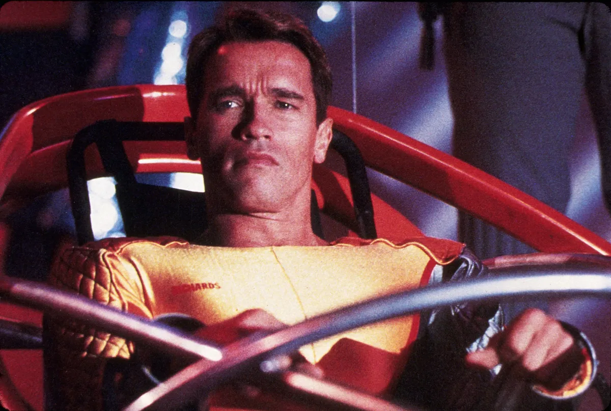 Arnold Schwarzenegger, A menekülő ember sztárja
