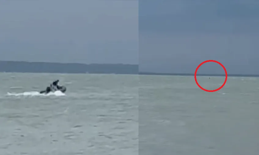 Vízimentés és szörfös baleset a Balatonon