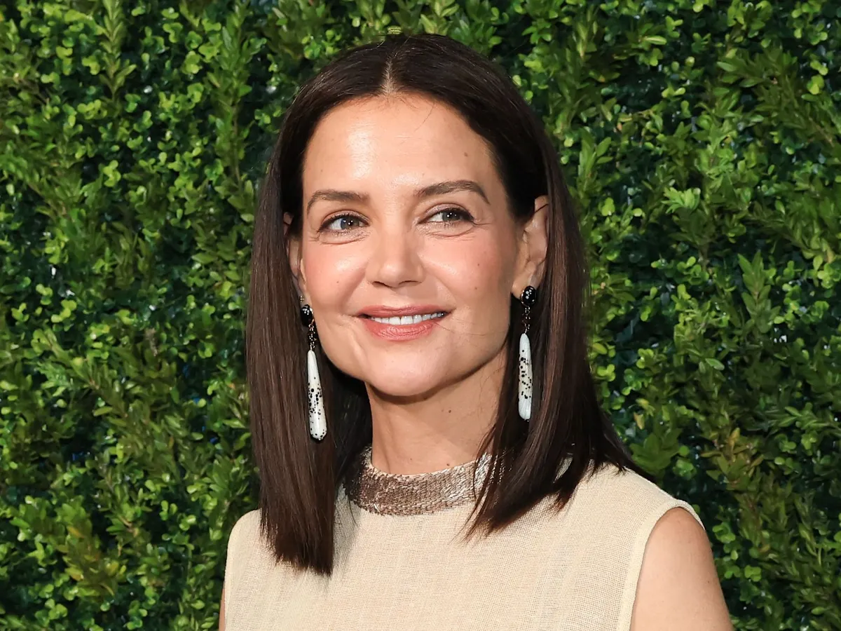 US actress Katie Holmes attends the 19th Annual Chanel Tribeca Festival Artists Dinner at Tribeca Grill in New York, on June 8, 2026. (Photo by TIMOTHY A. CLARY / AFP)