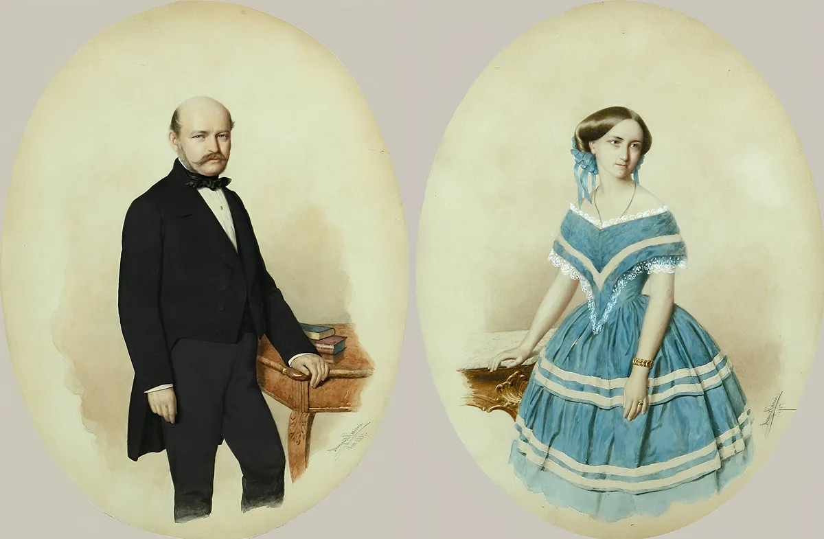 Semmelweis Ignác halála 1865 augusztus 13-án következett be, 8 évvel házasságkötése után.