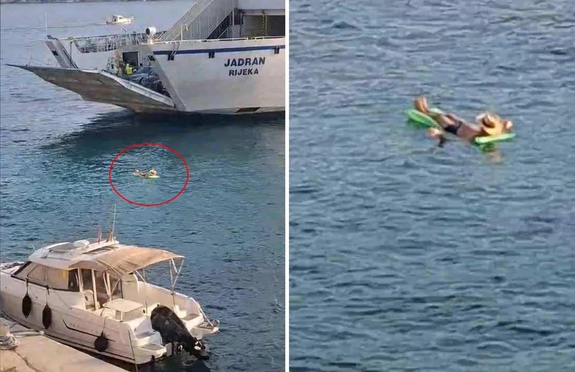 Magyar turista sodródott a komp elé Horvátországban.