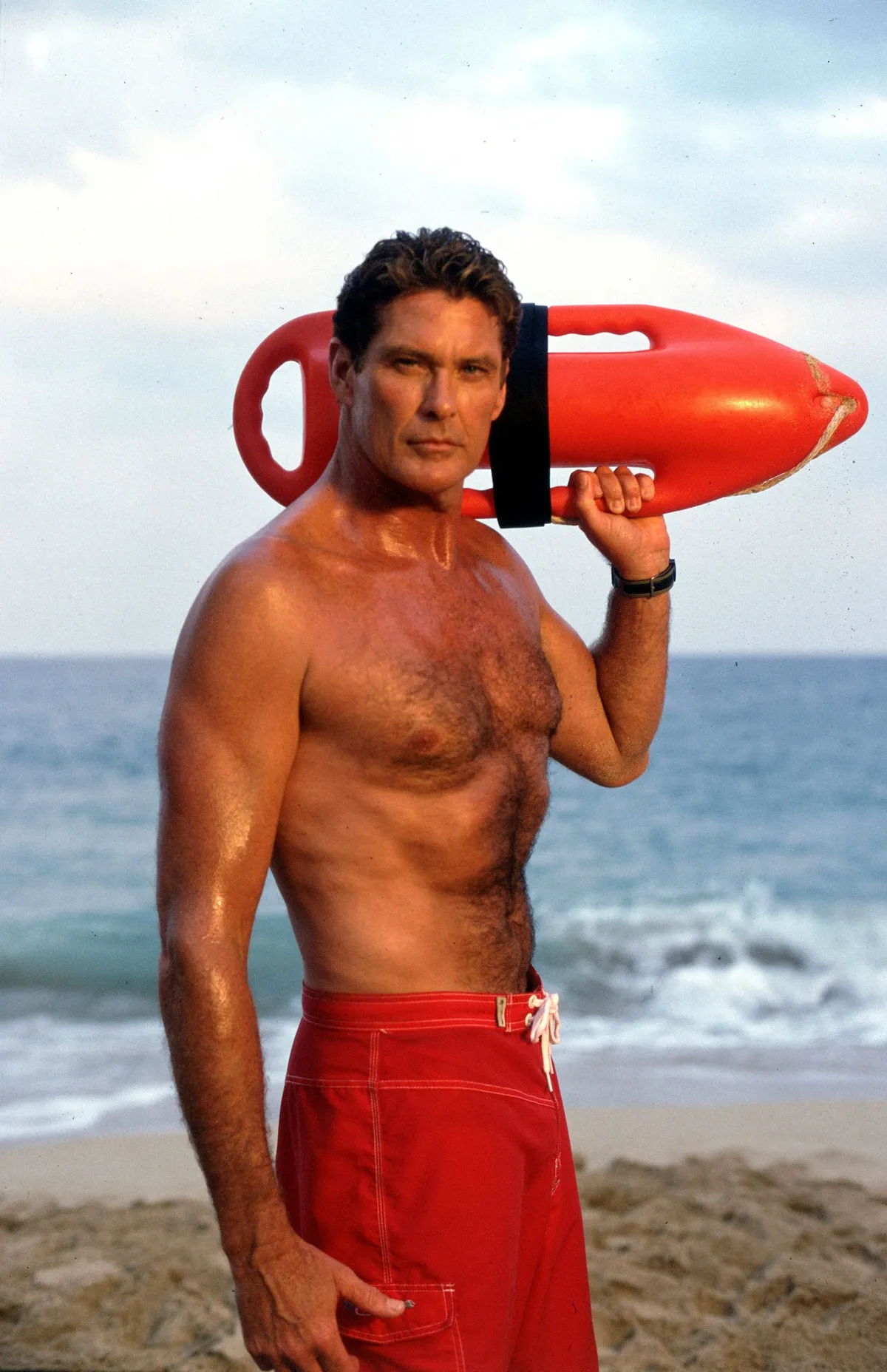 David Hasselhoff, a Baywatch sztárja volt.