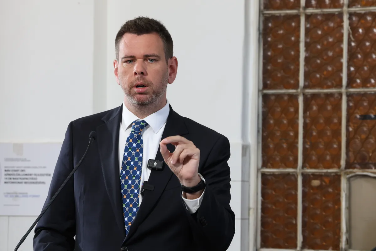 Baross Gábor Vasútfejlesztési Terv kapcsán tartott sajtótájékoztató, Magyar Péter, Vitézy Dávid, 2026.07.22