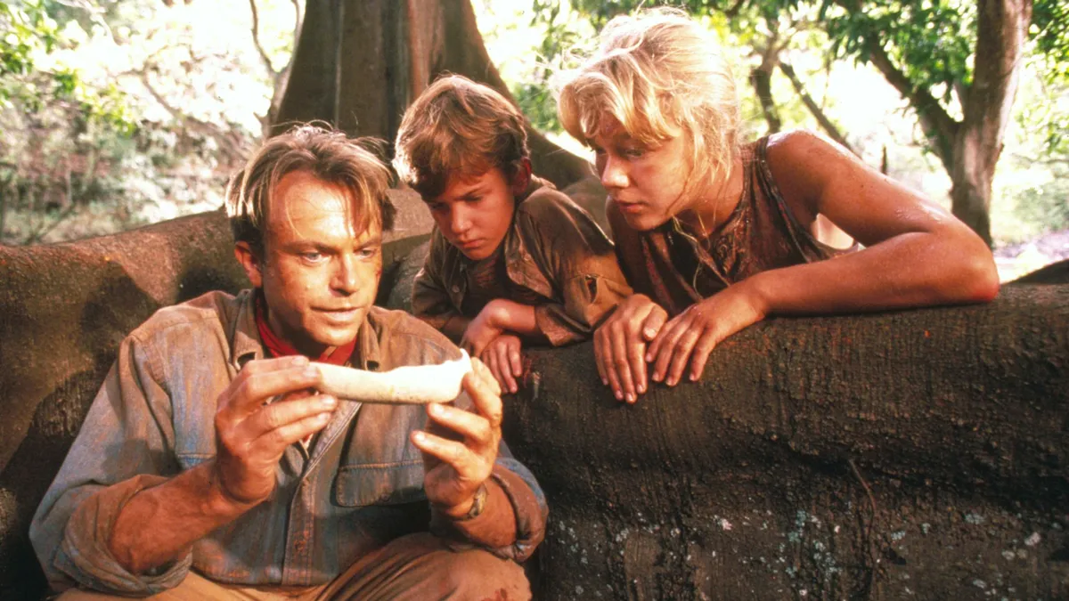 Sam Neill a Jurassic Park első részében dr. Alan Grant szerepében