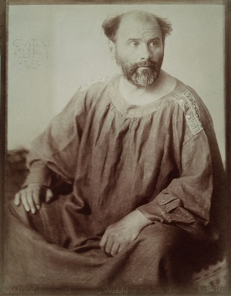 Gustav Klimt portréja 1914-ből.