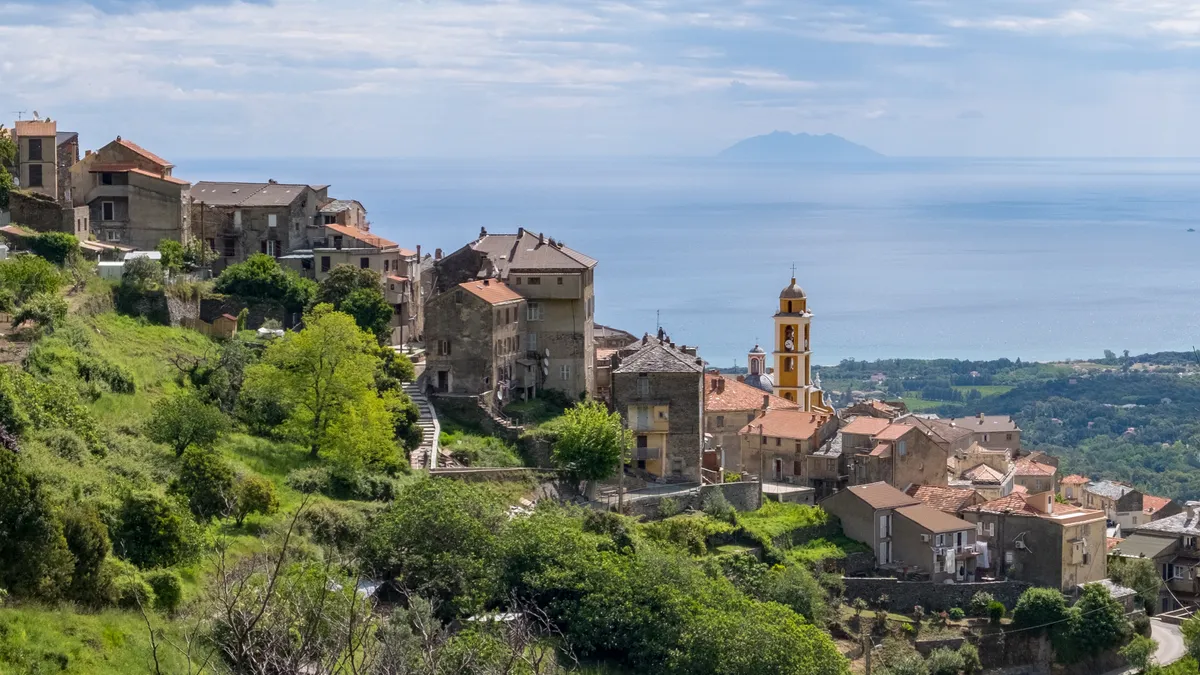 Cervione falu Korzikán.