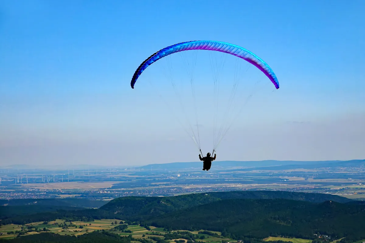 siklóernyőzés, baleset