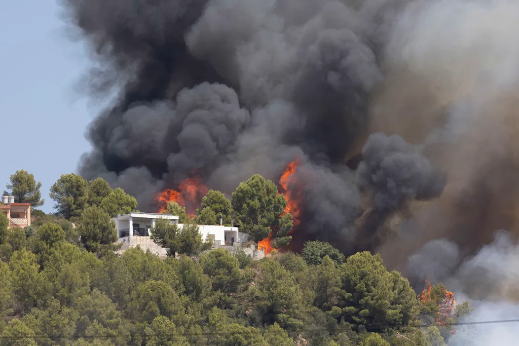 The UME Has Been Mobilised Following A Fire With Several Separate Outbreaks In La Vall D'UixÃ³