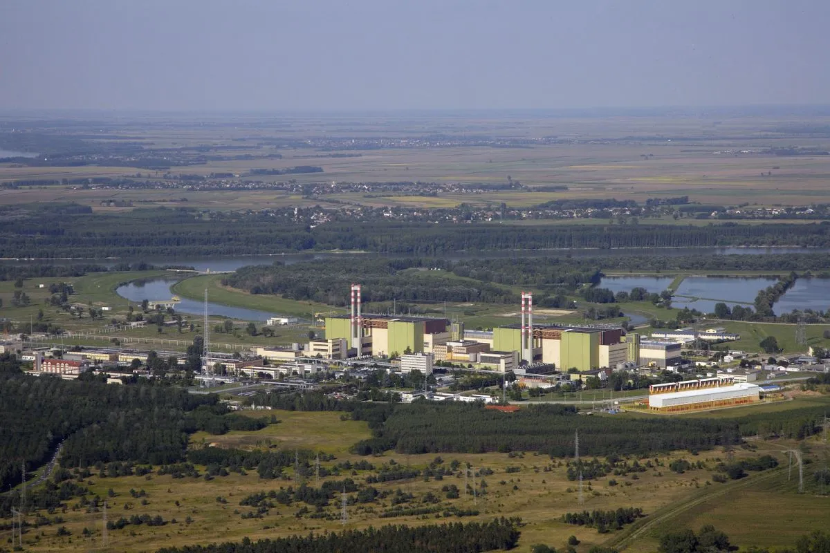 Paks: rekordalacsony Duna-vízállás miatt csökkentették az atomerőmű egyik blokkjának teljesítményét