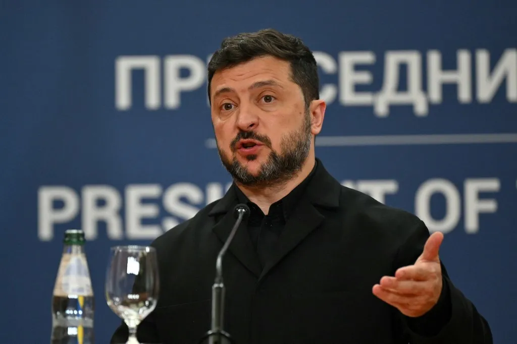 Ukrajna erősebb tárgyalási helyzetben van mint korábban, Witkoff és Kushner szava azonban döntő lehet  A képen: Volodimir Zelenszkij ukrán elnök Fotó: ANDREJ ISAKOVIC / AFP