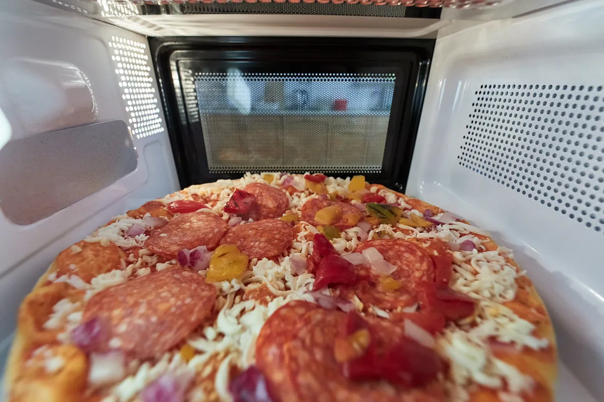 pizza a mikróban