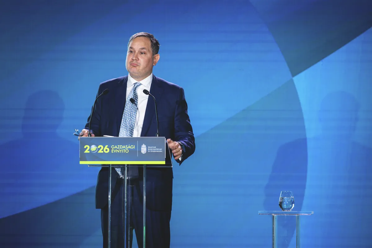 20260305 Budapest
A Magyar Kereskedelmi és Iparkamara (MKIK) Gazdasági évnyitója.
fotó: Ladóczki Balázs (LB)
MW
Képen: Nagy Márton nemzetgazdasági miniszter