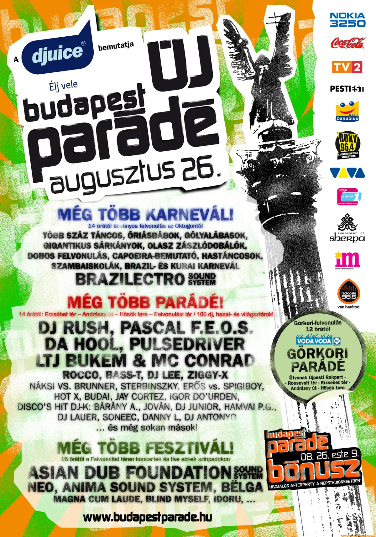 A Budapest Parádé inpozáns fellépőgárdát pakolt össze.