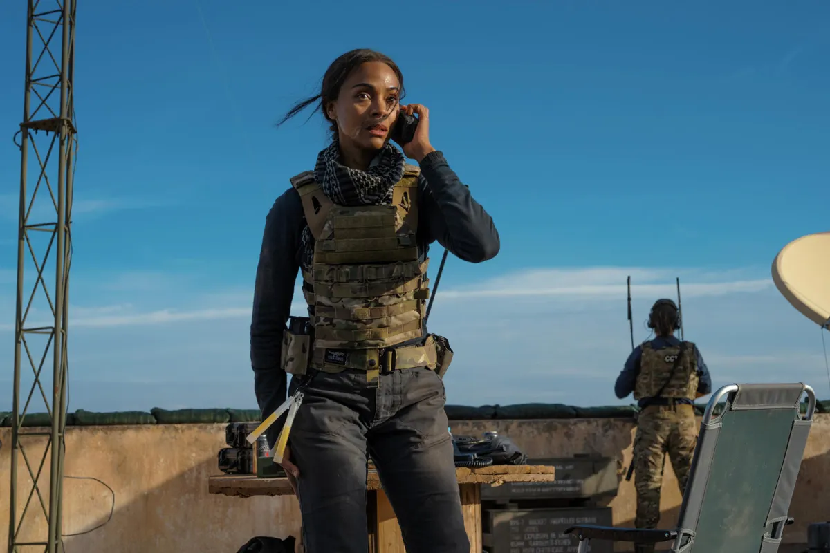Zoe Saldana, a Lioness főszereplője.