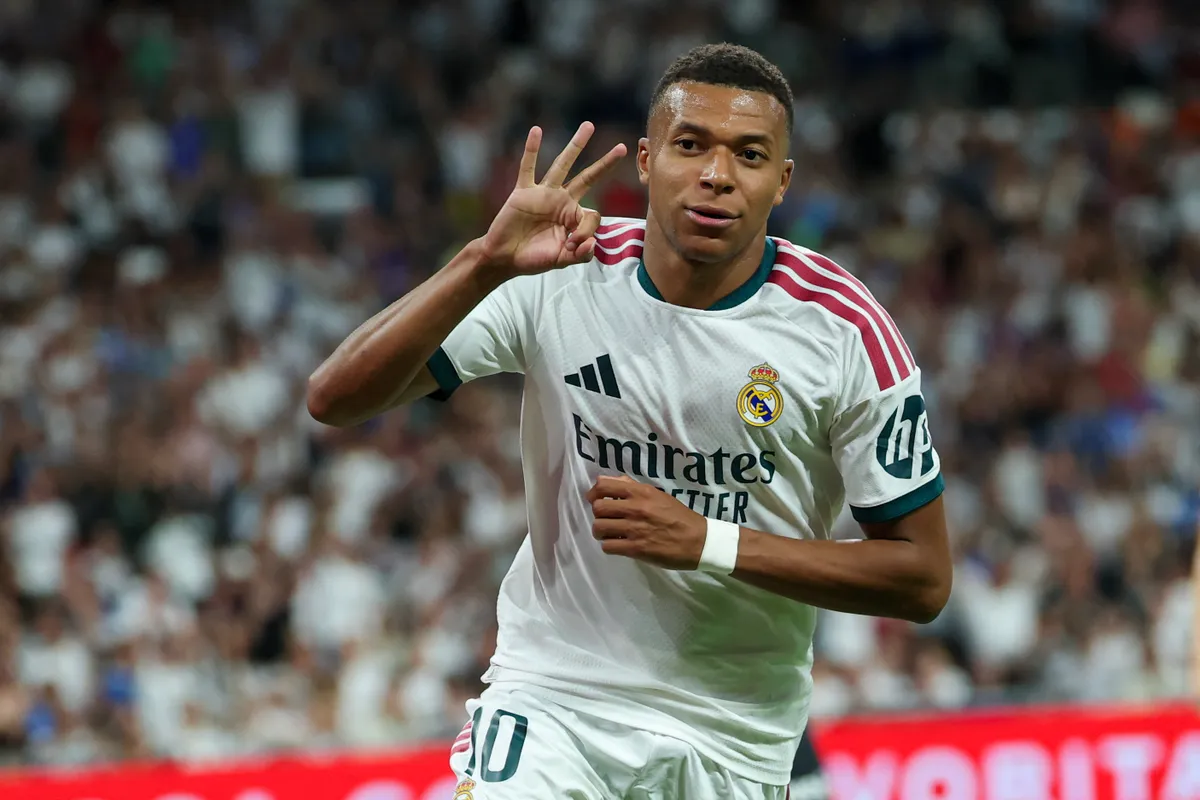 Kylian Mbappé mesterhármasig jutott a Real Madrid szerda esti bajnokiján