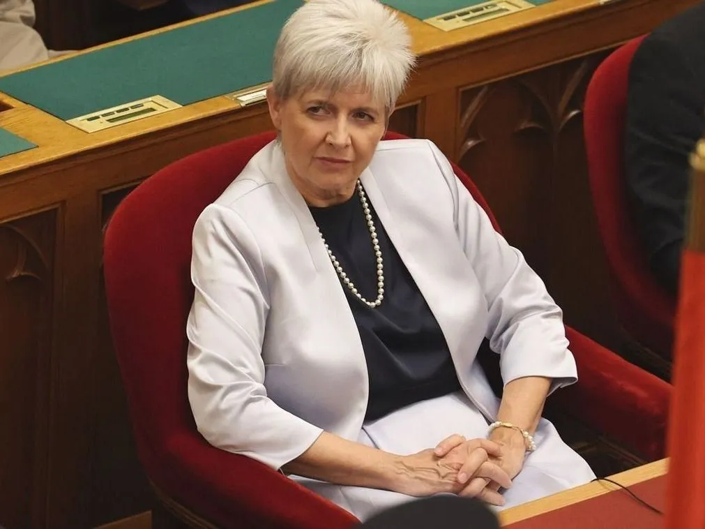 Lannert Judit arról számolt be, hogy a felsőoktatás megújításáról tartott műhelybeszélgetéseket egyetemi oktatókkal, támogató munkatársakkal és hallgatókkal a napokban az Oktatási és Gyermekügyi Minisztériumban (Fotó: Máté Krisztián)