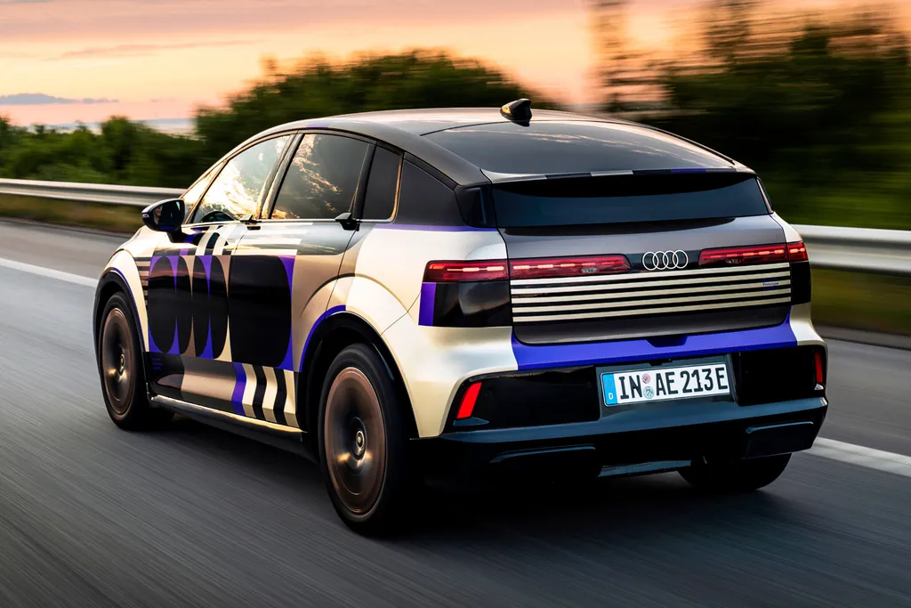 Audi A2 e-tron with design livery