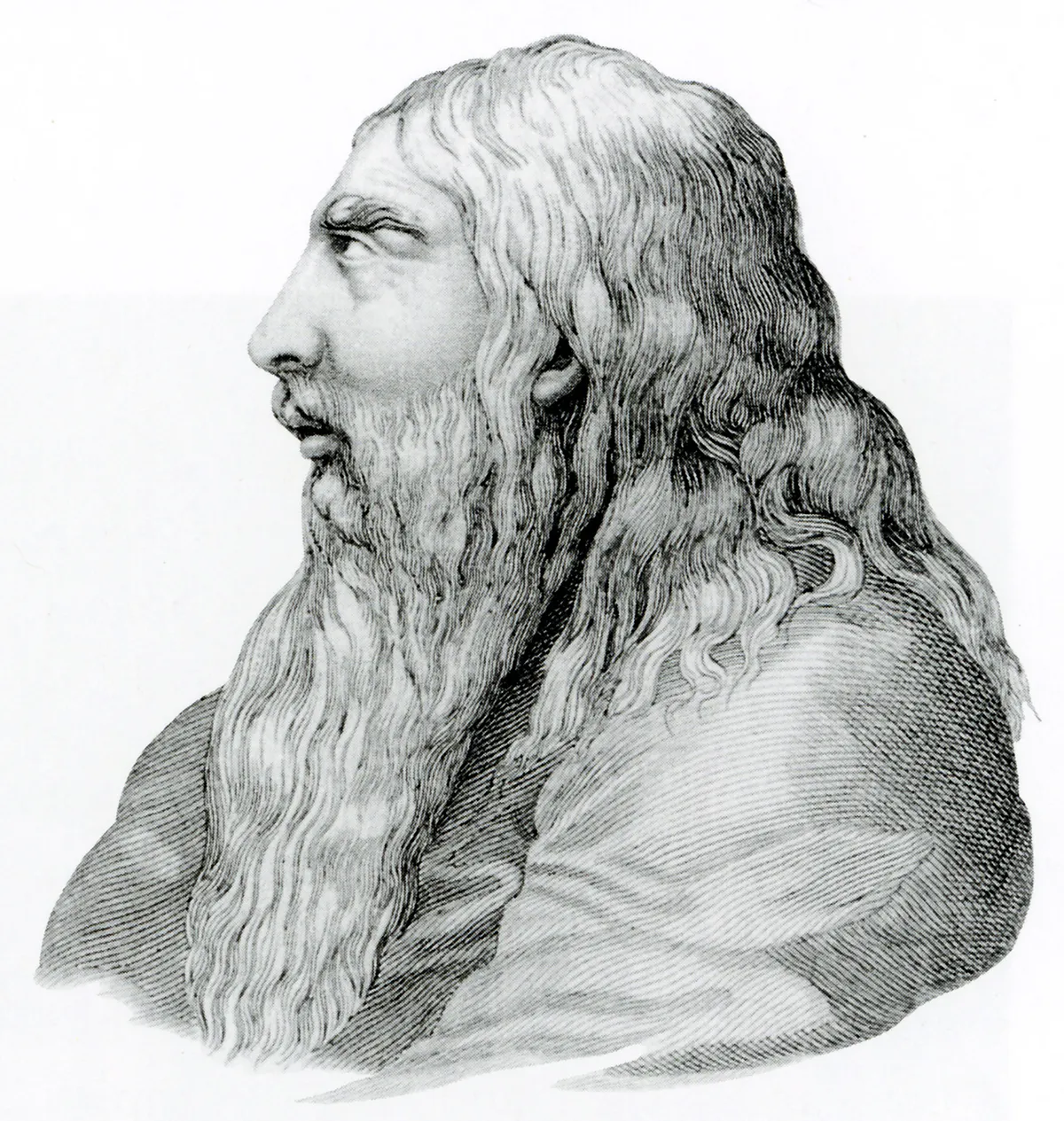 III. György brit király idős kori portréja.