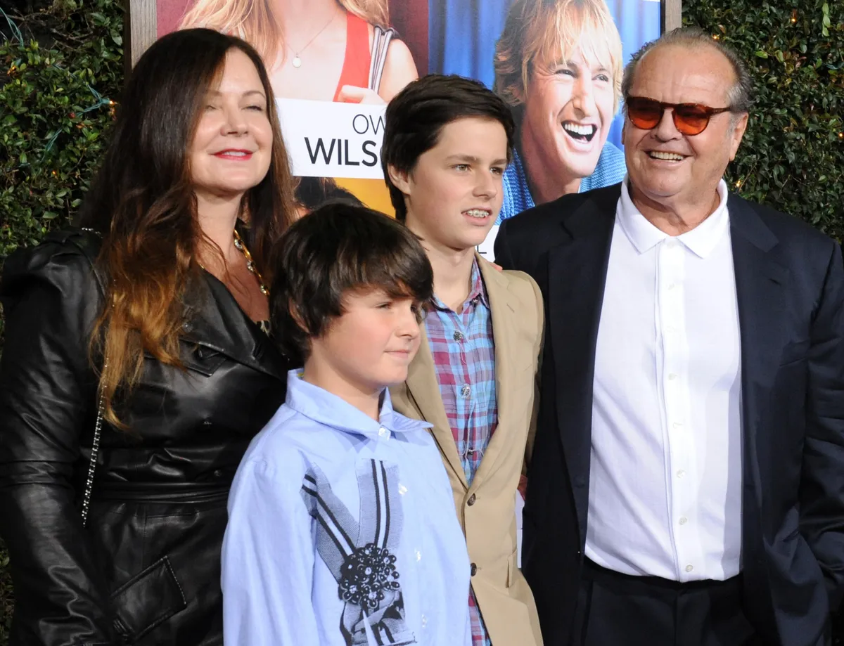 Jack Nicholson családja körében.