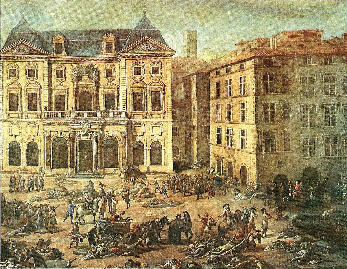 Marseilles a pestis járvány idején a XVIII. században.