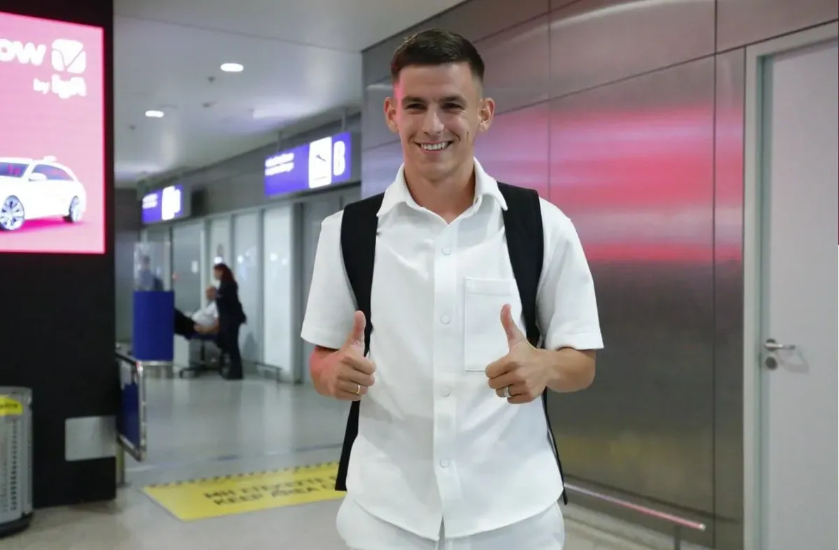 Vitális Milán megérkezett Athénba Fotó: Sport24