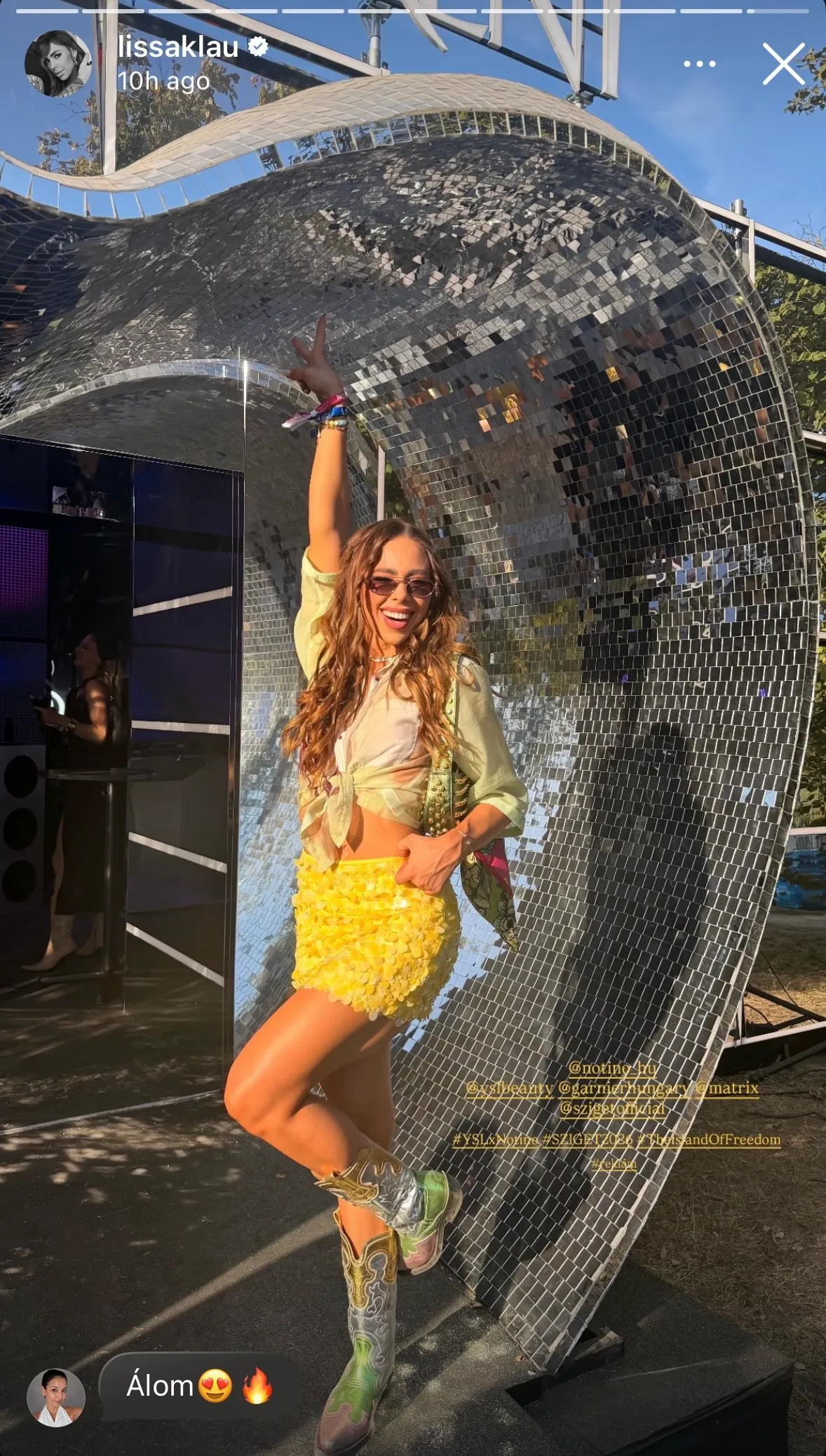 Lissák Laura nagyon dögös volt az idei Szigeten.