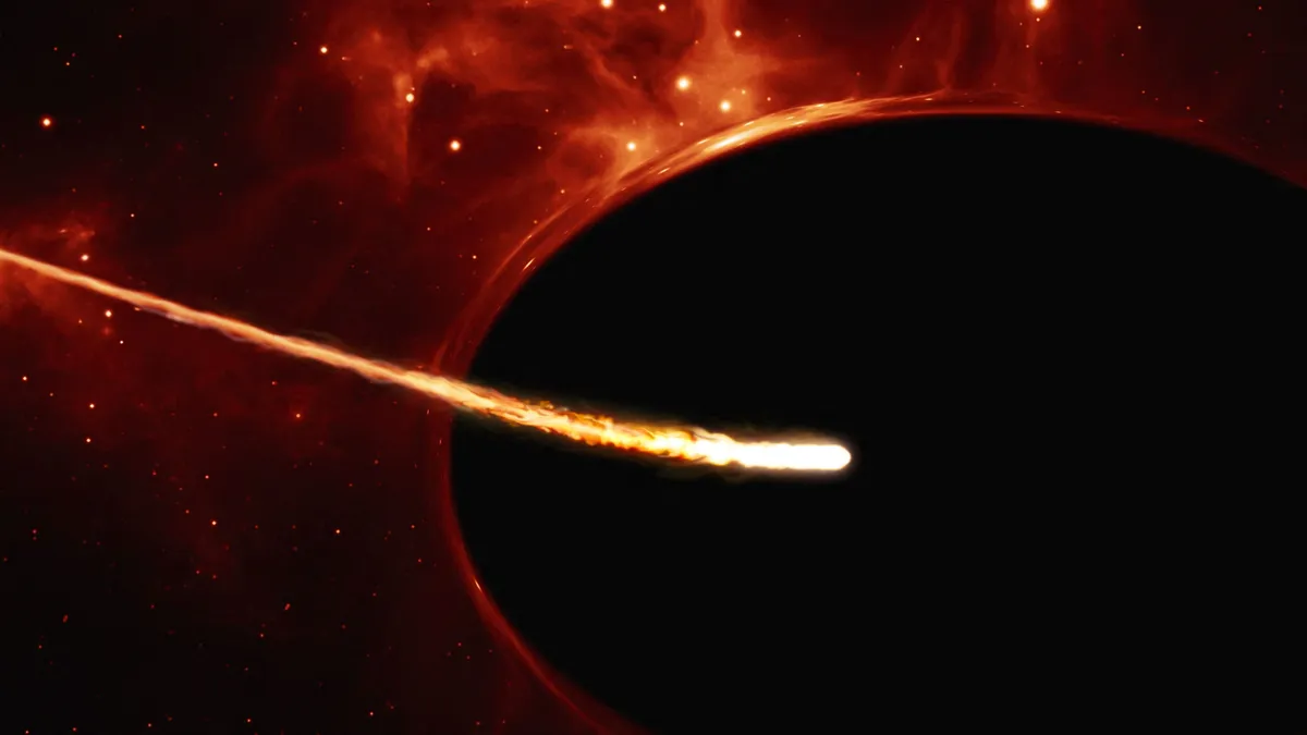 Ultragyors kiáramlás (angol rövidítéssel élve UFO) egy nagyon nagy tömegű (szupermasszív) fekete lyuk közelében