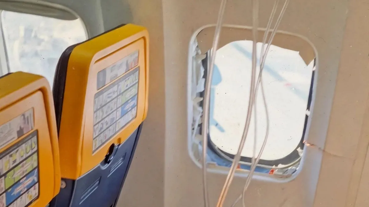 A Ryanair Szalonikiből Memmingenbe tartó járatának egyik hajtóműve röviddel a felszállás után meghibásodott.