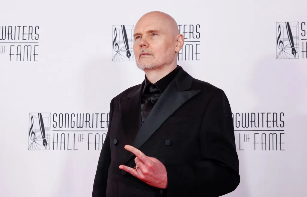 US singer-songwriter Billy Corgan attends the 55th Annual Songwriters Hall of Fame Induction and Awards Gala in New York on June 11, 2026. (Photo by kena betancur / AFP)