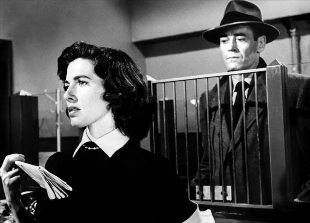 Le faux coupable
The Wrong Man
1957
Real  Alfred Hitchcock
Henry Fonda
Peggy Webber.
Collection Christophel © Warner Bros (Photo by WARNER BROS / Collection ChristopheL via AFP)