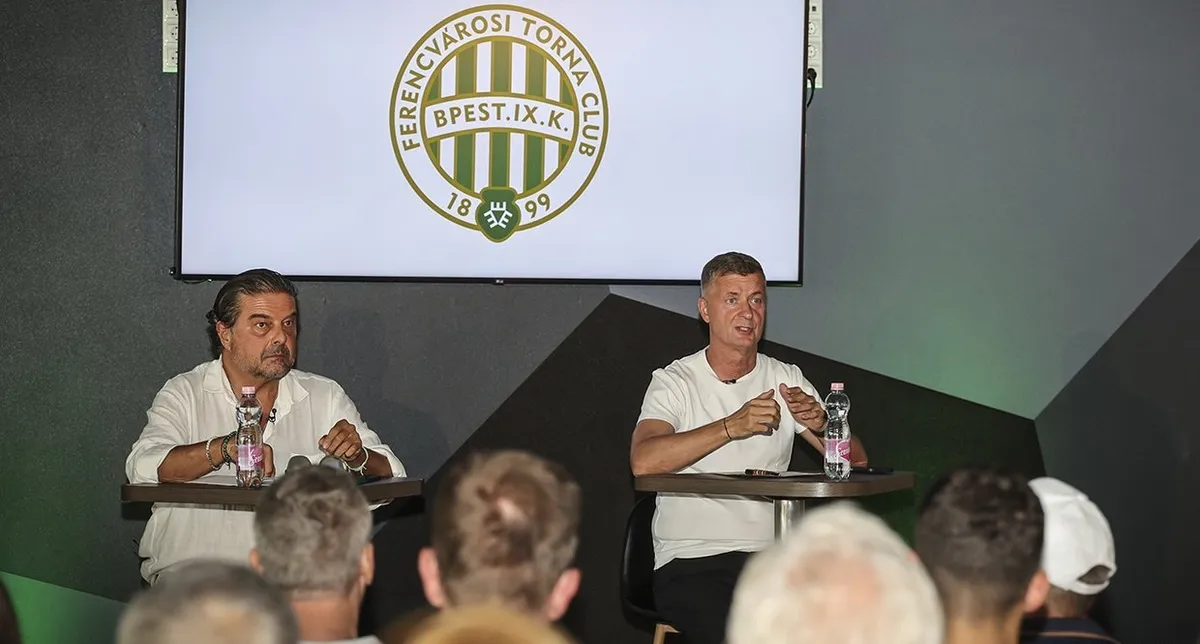 Kubatov Gábor és Orosz Pál válaszolt a kérdésekre a Fradi szurkolói ankétján