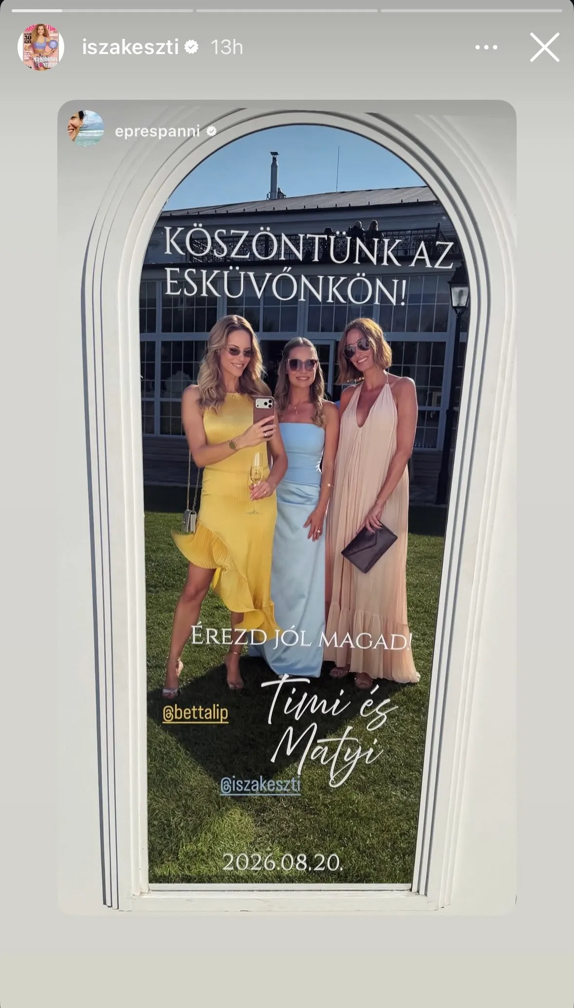 Sztárdömping volt Gelencsér Timiék nagy napján.