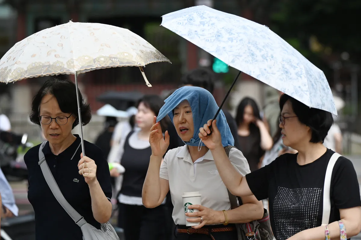 Brutális hőhullám tombol Japánban és a Koreai-félszigeten.