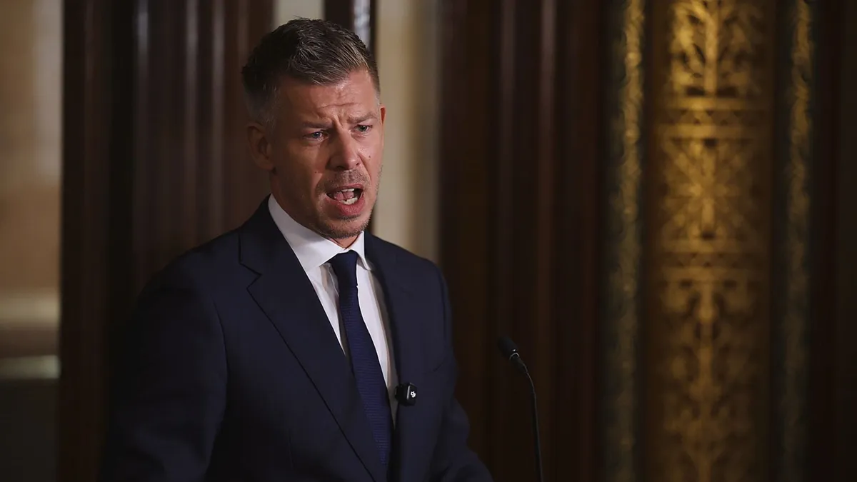 Magyar Péter lezártnak tekinti az Unger Anna kinevezése körül kialakult vitákat (Fotó: Hatlaczki Balázs)