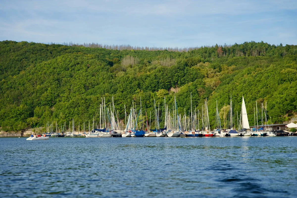 A vízimentés a München közelében fekvő Heimstettener See területén történt (A kép illusztráció) Fotó: Unsplash