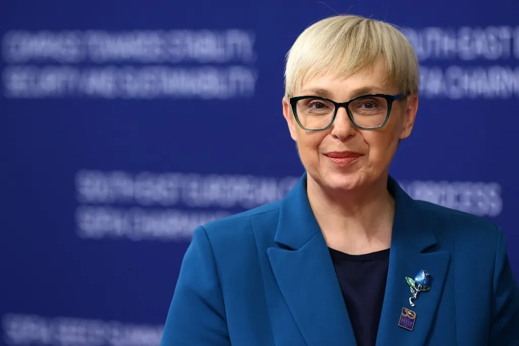 President of Slovenia Natasa Pirc Musar arrives for the South-East European Cooperation Process (SEECP) meeting in Sofia, Bulgaria, on June 10, 2026. (Photo by STR/NurPhoto) (Photo by NurPhoto via AFP), baleset