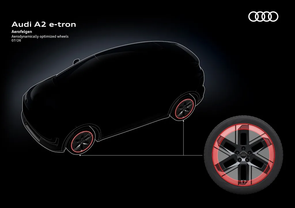 Audi A2 e-tron - Aerodynamically optimized wheels