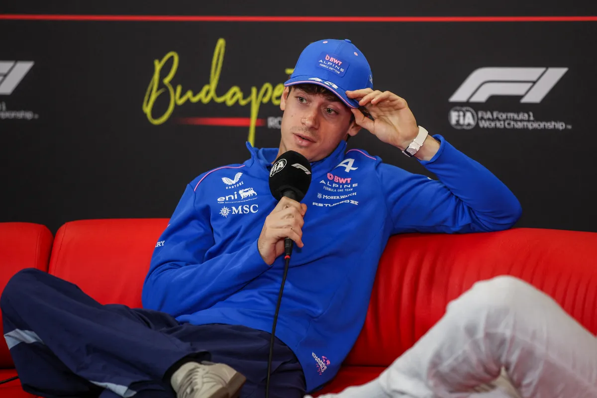 Franco Colapinto of the Alpine F1 Team during the Formula 1 AWS Hungarian Grand Prix at the Hungaroring Circuit in Budapest, Hungary, from July 23 to 26, 2026. (Photo by Gongora/NurPhoto) (Photo by Gongora / NurPhoto via AFP)
