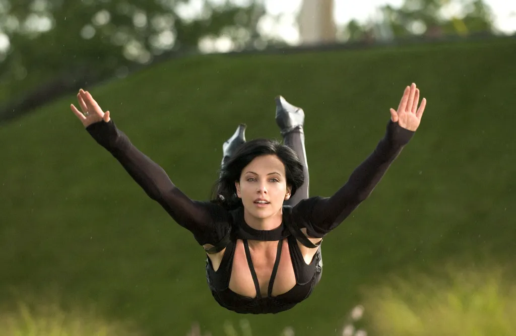Charlize Theron, CharlizeTheron, Aeon Flux
Year: 2005 - USA
Director: Karyn Kusama
Charlize Theron
Photo: Jasin Boland 2004 Paramount Pictures. All Rights Reserved. (Photo by Archives du 7eme Art / Photo12 via AFP)