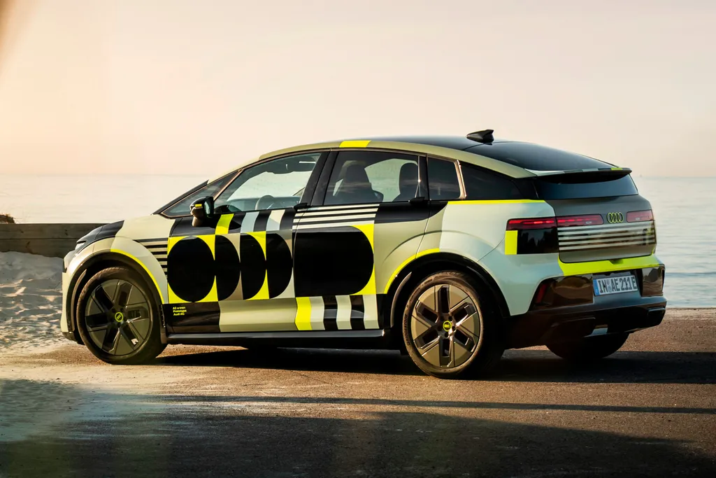 Audi A2 e-tron with design livery