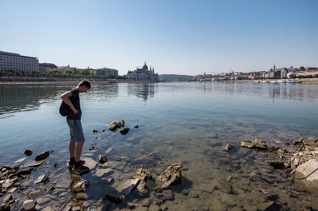 Budapesti Duna vízállás riport, Dunavízállás, 2026.07.04.