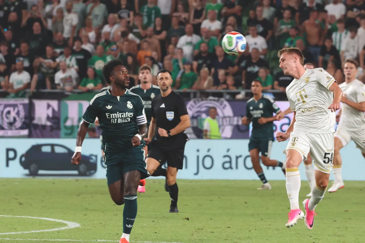 A Fradi-Real Madrid meccs izgalmas csatát hozott