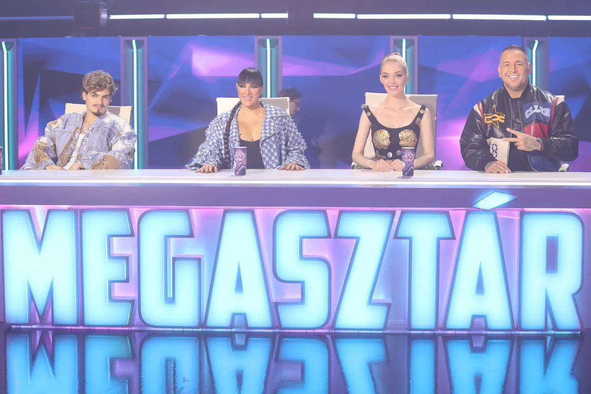 20251122 Budapest Megasztár fotó: Gáll Regina (GR) MW Bulvár képen: Marics Peti, Tóth Gabi, Herceg Erika, Széki Attila Curtis