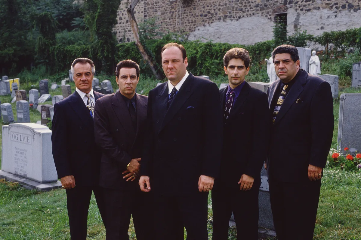 A Maffiózók főszereplői: Tony Sirico, Steve Van Zandt, James Gandolfini, Michael Imperioli és Vincent Pastore